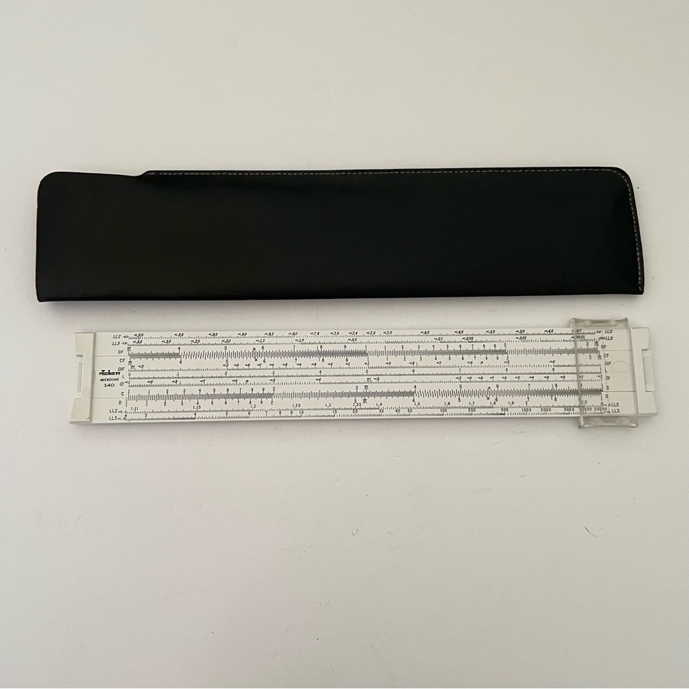 Pickett Microline 140 White Slide Ruler - Picture 12 of 12